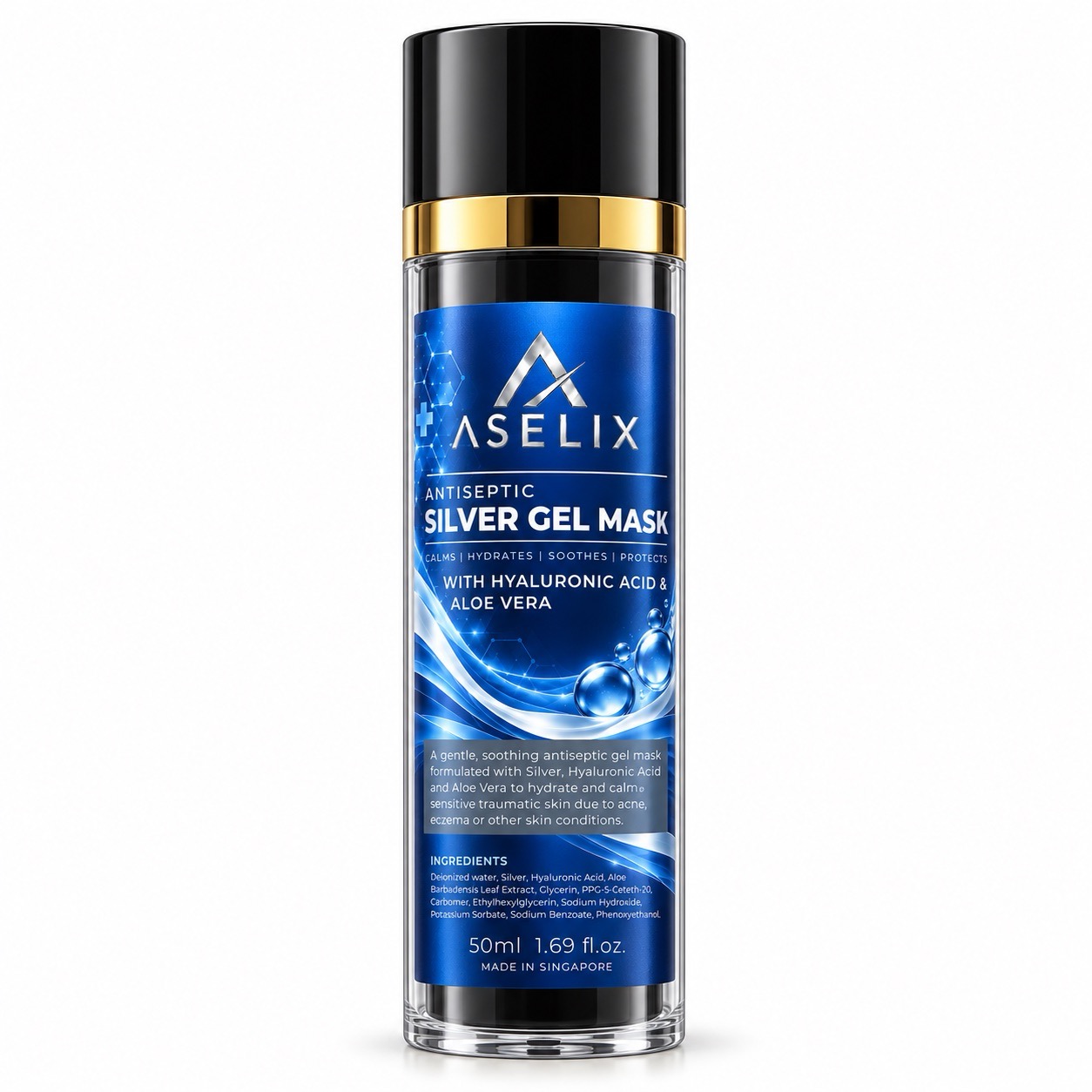 ASELIX ANTISEPTIC SILVER GEL MASK